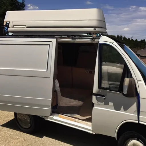 Prompt: astrovan, craigslist photo