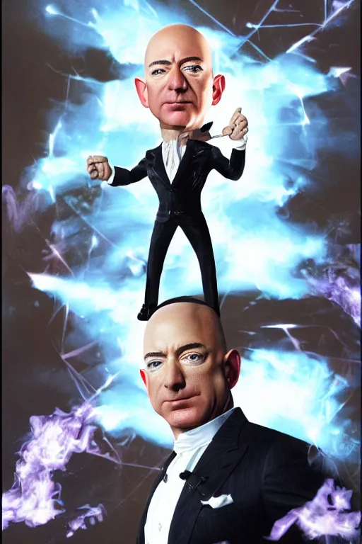 Image similar to jeff bezos as an angry jean - baptiste emanuel zorg, photorealistic, cinematic lighting, highly detailed, very intricate