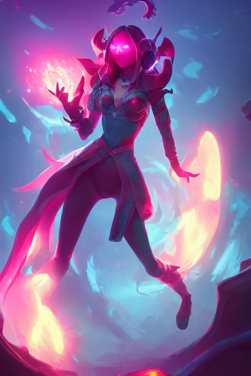 Prompt: poppy league of legends wild rift hero champions arcane magic digital painting bioluminance alena aenami artworks in 4 k design by lois van baarle by sung choi by john kirby artgerm style pascal blanche and magali villeneuve mage fighter assassin