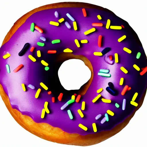 Prompt: a png transparent image of a donut, detailled, 4 k