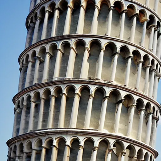 Prompt: leaning tower pisa 9 1 1 airplane