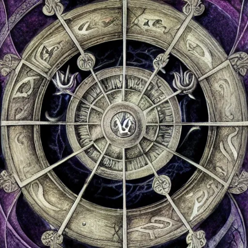 Image similar to detailed and sharp aries zodiac artwork, mystic style, detailed, 8 k, detailed, symmetrical, by brian froud