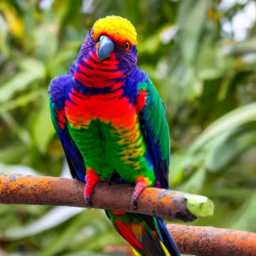 Prompt: rainbow lorikeet