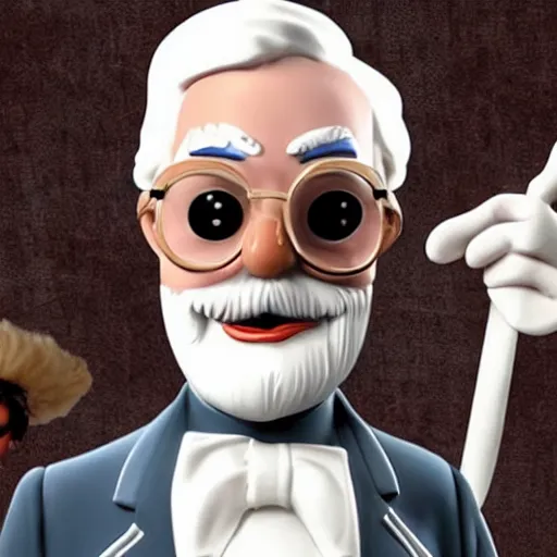 Prompt: colonel sanders in coraline