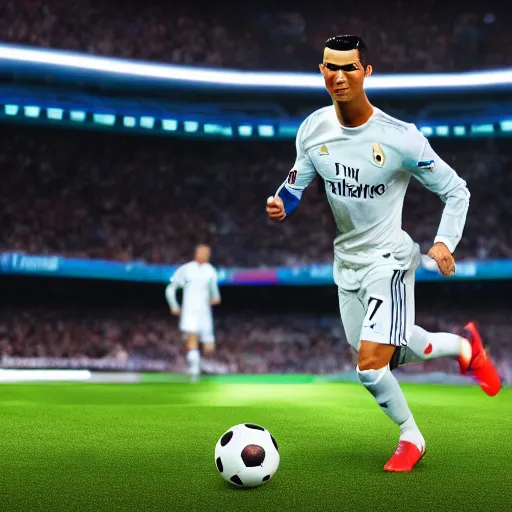Prompt: Cristiano Ronaldo made by Pixar, 8k