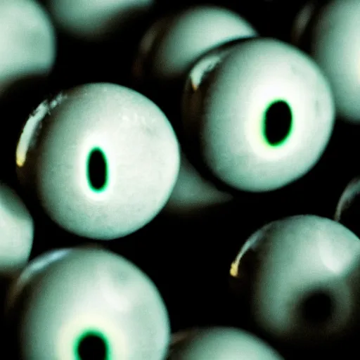 Image similar to eyeballs on eyeballs, shadowed by eyeballs
