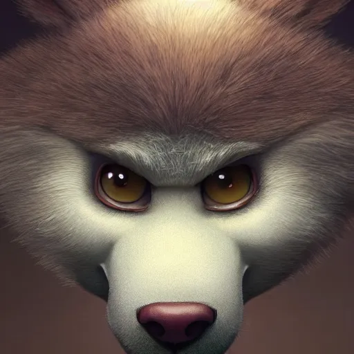 Prompt: animation still frame of an attractive anthropomorphic furry, high angle closeup portrait disney, pixar, bloom, medium shot, dramatic lighting, in the style of studio ghibli, j. c. leyendecker, greg rutkowski, artgerm