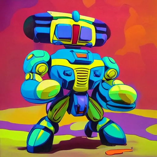 Prompt: jelly rococo gundam draped in aching plasma and colorful auras, evangelion, liquid, drippy, gouf, mechanoid, scifi 3 d paint spray by beeple, fernando botero, jeff koons, ivan shishkin, realistic