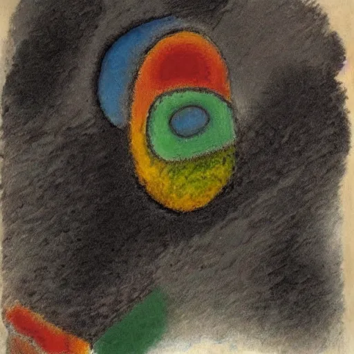 Prompt: face; a 3d abstract sketch by Kandinsky; tears in eyes