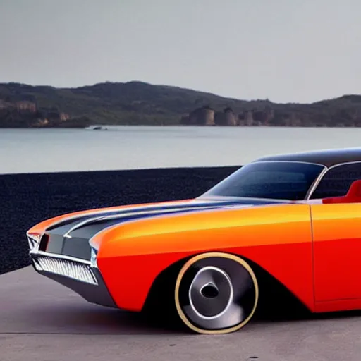 Image similar to chevy belair concept car for 2 0 2 5