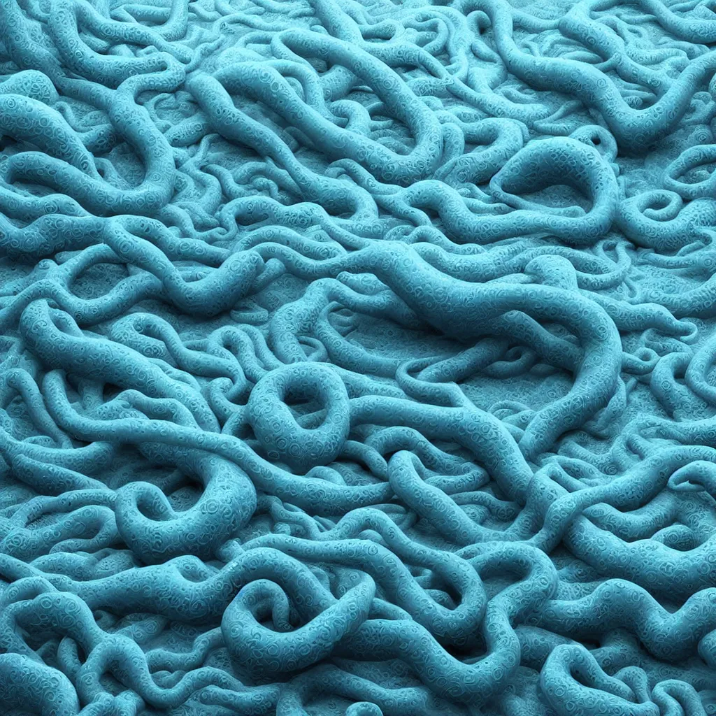 Image similar to organic sofa made of blue tentacles goo in the water, on a white background, maximum natural texture, warm illumination, cinematic alien futuristic atmosphere, in low fog, magical digital, 8k resolution, golden ratio, best color graded, vray beautiful, ambient occlusion, subsurface scatter, radiosity, hyper-realistic render