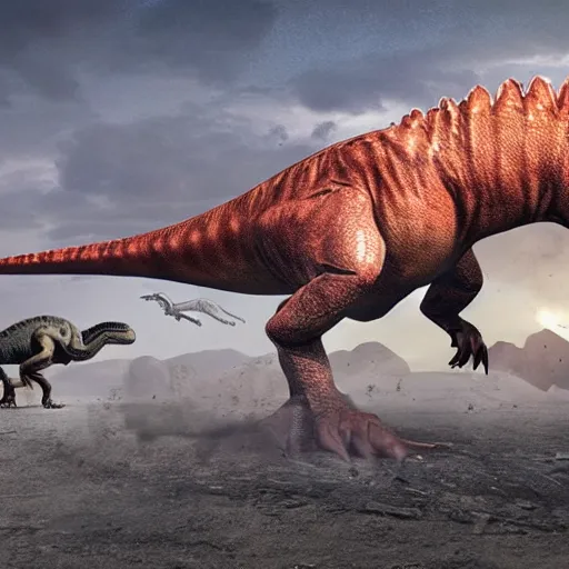 Image similar to dinosaur extinction