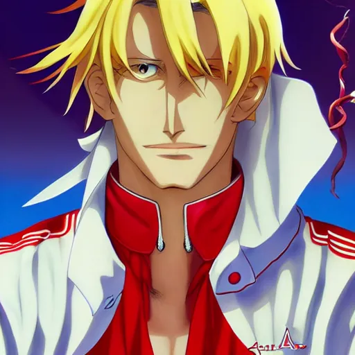 Image similar to portrait of alucard as a lifeguard, anime fantasy illustration by tomoyuki yamasaki, kyoto studio, madhouse, ufotable, trending on artstation