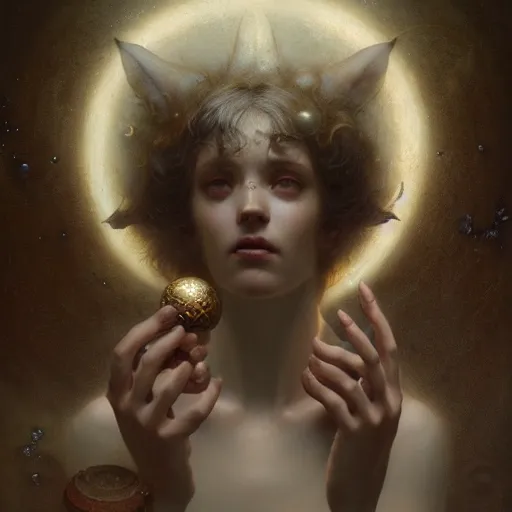 Prompt: the transcendent beings embodying fundamental fear, studio light, photoreal, by jaime jones, tom bagshaw, lawrence alma - tadema, greg rutkowski, deviantart contest winner, fantasy art, daz 3 d, intricate, elegant, highly detailed, 8 k, digital painting, concept art, sharp focus, illustration, golden ratio, cosmic horror