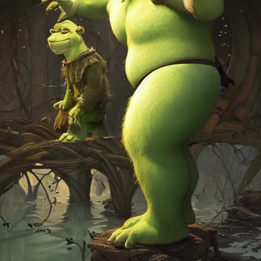 ArtStation - Shrek Fan art