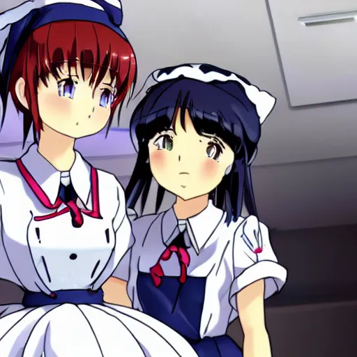 Image similar to shinji ikari maid