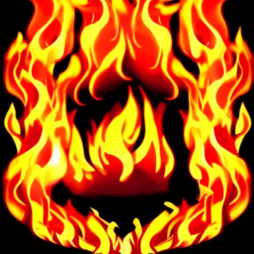 Image similar to an award - winning photo of minimalistic clean fire flames warning label enamel pin, beautiful cinematic light, behance