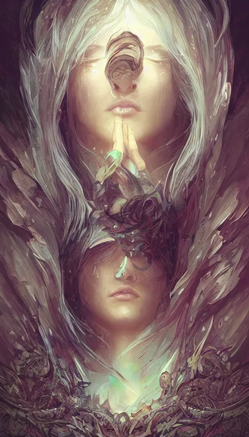 Prompt: tears turning into waterfall, crying eyes wide open, fame of thrones, lord of daggers, neon, fibonacci, sweat drops, insane, intricate, highly detailed, digital painting, artstation, concept art, smooth, sharp focus, illustration, Unreal Engine 5, 8K, art by artgerm and greg rutkowski and alphonse mucha