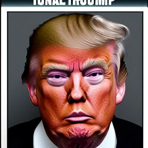 Image similar to donald trump mugshot