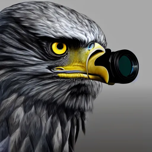 Eagle Eye. A Close Look at the Vision of the King of Birds. AI