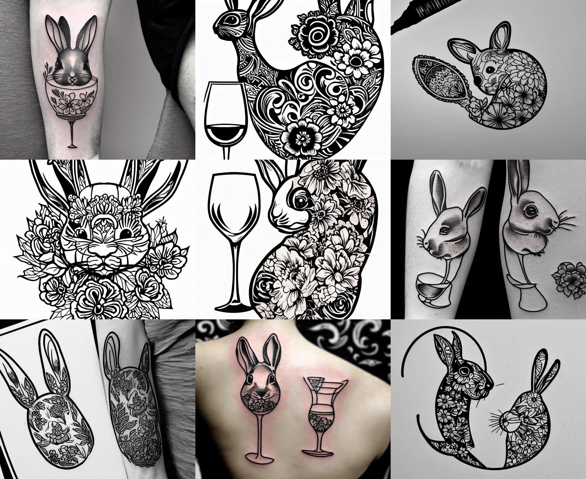 These 3D bunny tattoos will be making you do a double take 🐇🐇 Thank you  @maeganscarlett and friends, for coming to get these tattoos… | Instagram