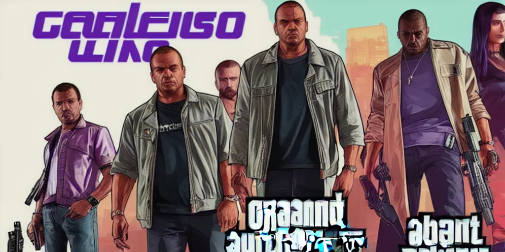 Image similar to grand theft auto GTA V cyberpunk blade runner 2049