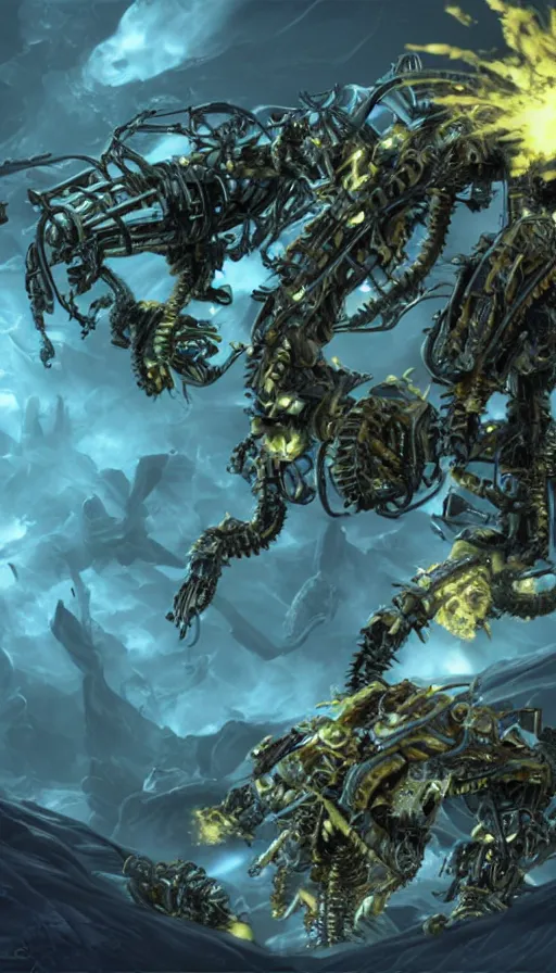 Prompt: The end of an organism, from Starcraft