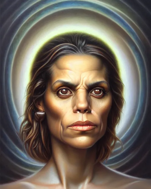 Image similar to detailed portrait of natalie morales beers!! by tomasz alen kopera and peter mohrbacher and johanna martine! and margaret keane! coherent luminescent