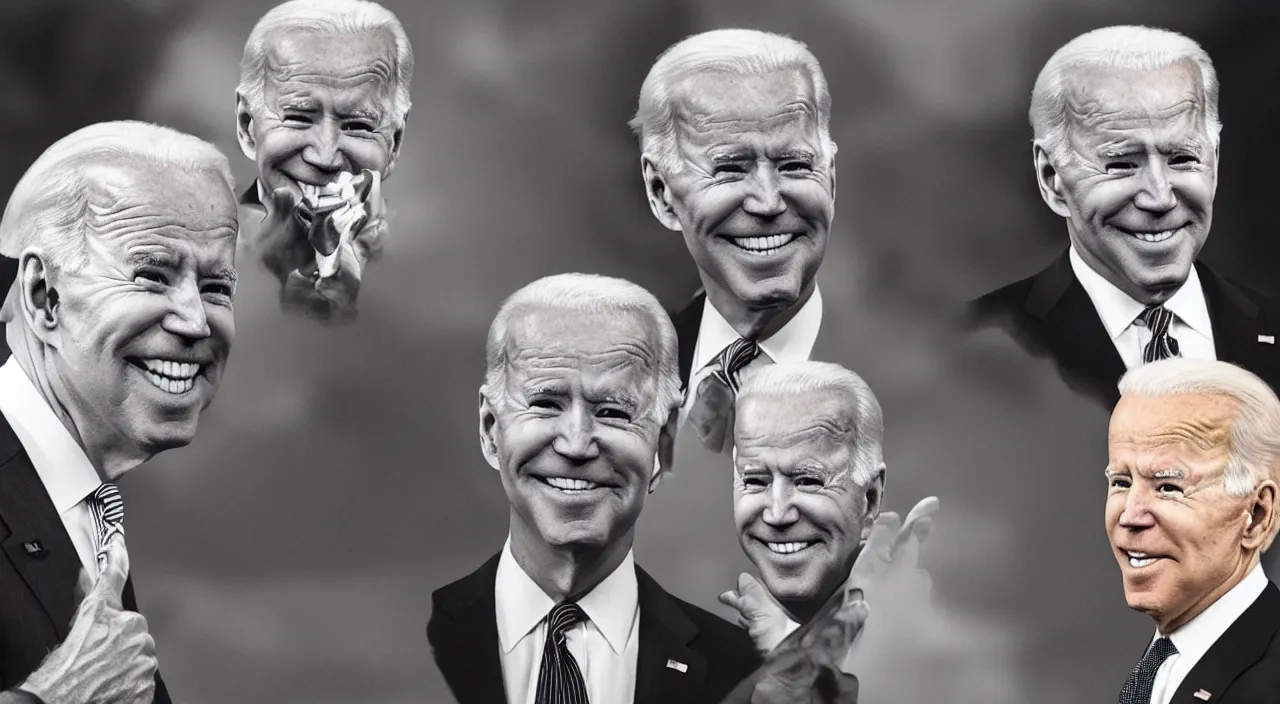 Prompt: joe biden trapped in a meme of a meme of joe biden in a meme trapped in a meme of joe biden in a meme with a meme of joe biden stuck inside a meme of joe biden