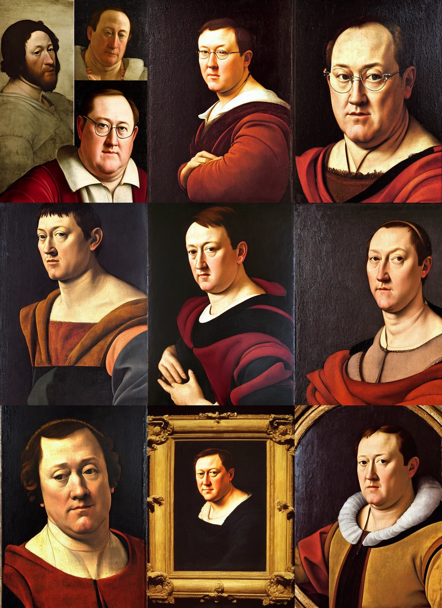 Prompt: a renaissance style portrait painting of John Lasseter, by Caravaggio and Raphael and Michelangelo