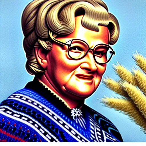 Image similar to donald trump as mrs doubtfire