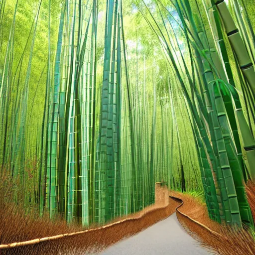 Image similar to bamboo, Hiroaki Tsutsumi style