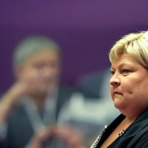 Image similar to Erna Solberg