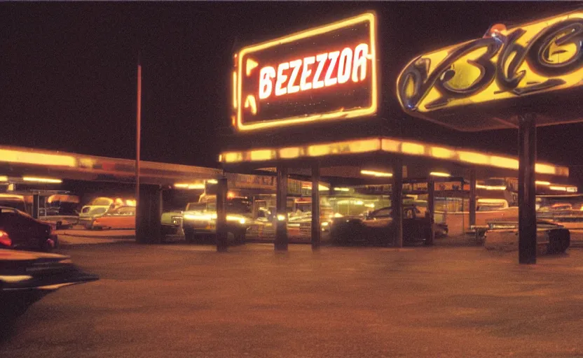 Image similar to breezewood, in 1 9 9 5, y 2 k cybercore, low - light photography, still from a ridley scott movie