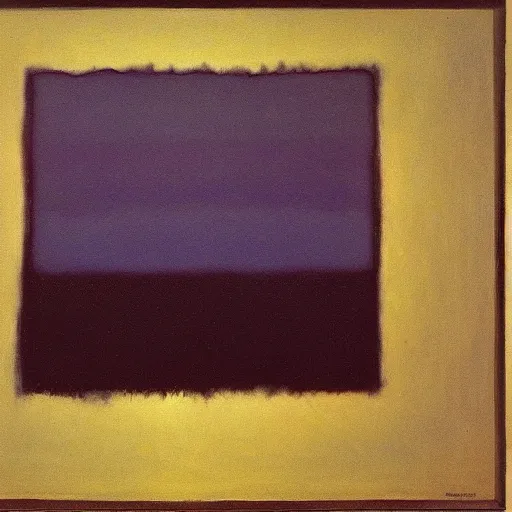 Image similar to the abstract painting'arctic void ', by caspar david friedrich!!!, by rothko!!!