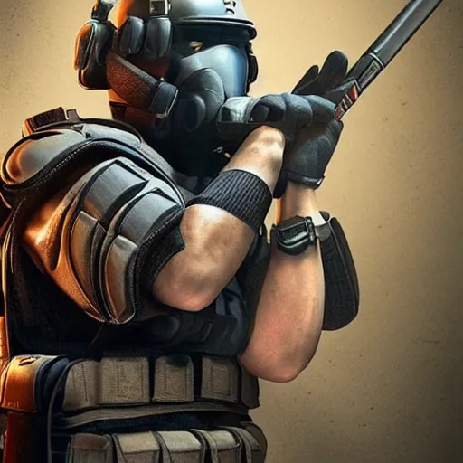 Image similar to lord tatschanka, rainbow six siege, throne, muscles