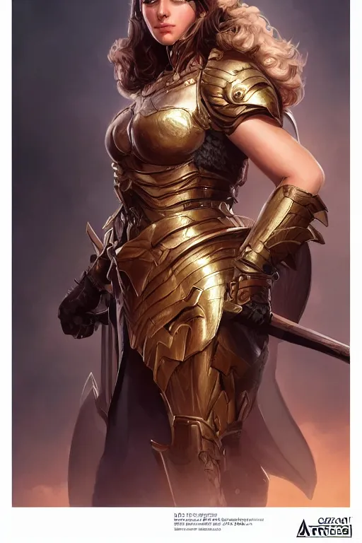 Image similar to amazon valkyrie athena, d & d, fantasy, portrait, highly detailed, headshot, digital painting, trending on artstation, concept art, sharp focus, illustration, art by artgerm and greg rutkowski and magali villeneuve