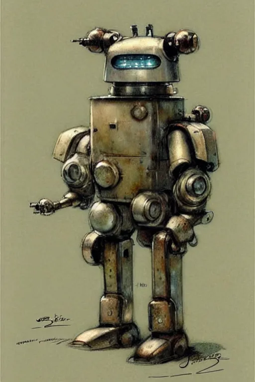 Image similar to (((((1950s retro robot guard dog . muted colors.))))) by Jean-Baptiste Monge !!!!!!!!!!!!!!!!!!!!!!!!!!!