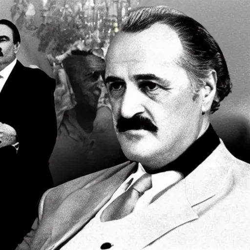 Image similar to Alexander Lukashenko as Vito Corleone