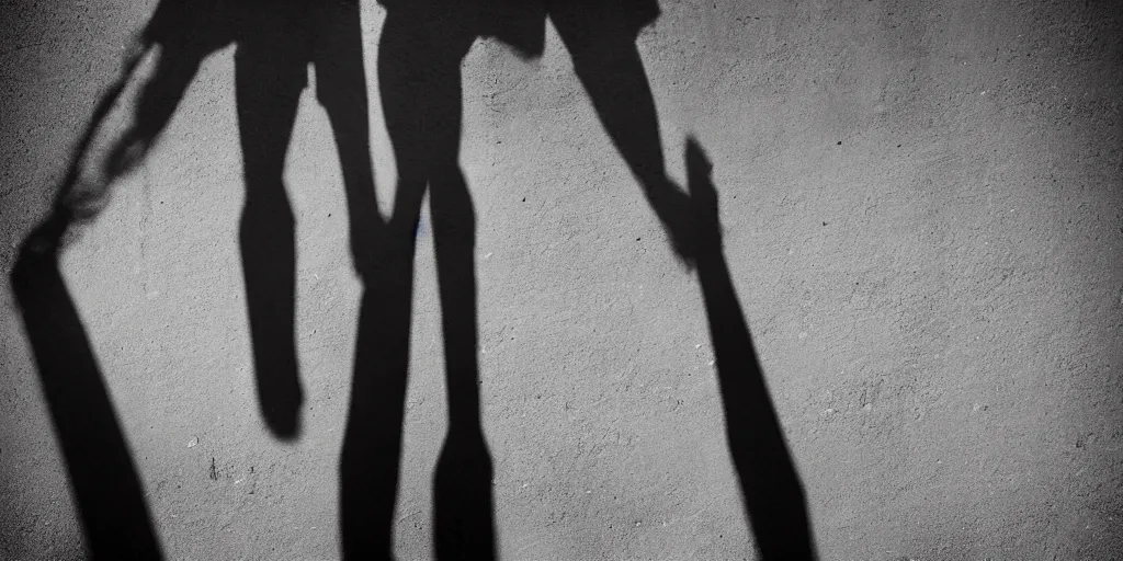 Prompt: our shadows taller than our soul,, photo,