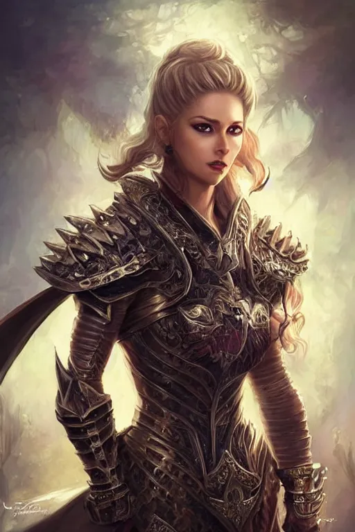 a ruthless beautiful woman paladin, 8 k, full body | Stable Diffusion ...