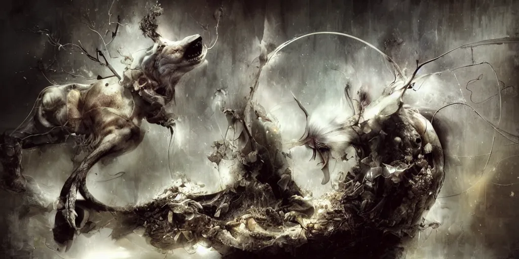 Prompt: The end of the universe, by ryohei hase