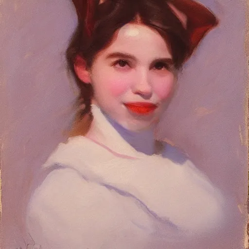 Prompt: A portrait of Judy Hopps by John Singer Sargent, Judy Hopps, delicate soft painting