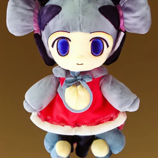 Prompt: nazrin fumo plush, nazrin