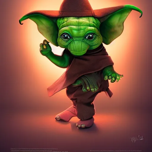 Image similar to elephant yoda playin socker, stunning digital art, high detail, in the style of artgerm, artstation, cgsociety, dramatic lighting, pixar 3d 8k