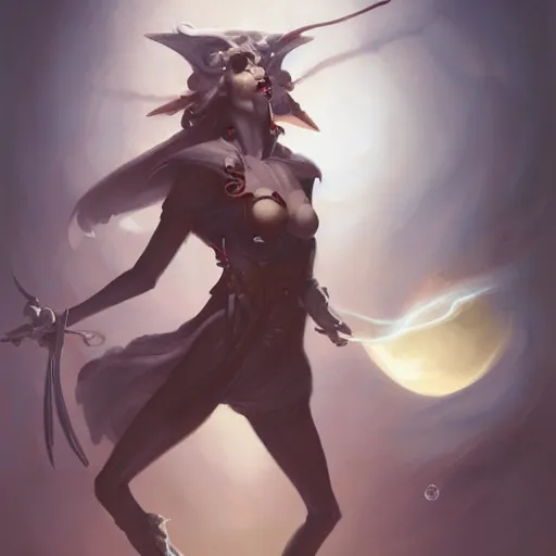 Image similar to A Character by Peter Mohrbacher