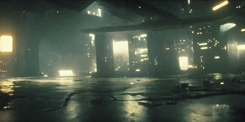 Image similar to c - beams glittering in the dark near the tannhauser space portal, blade runner, ridley scott