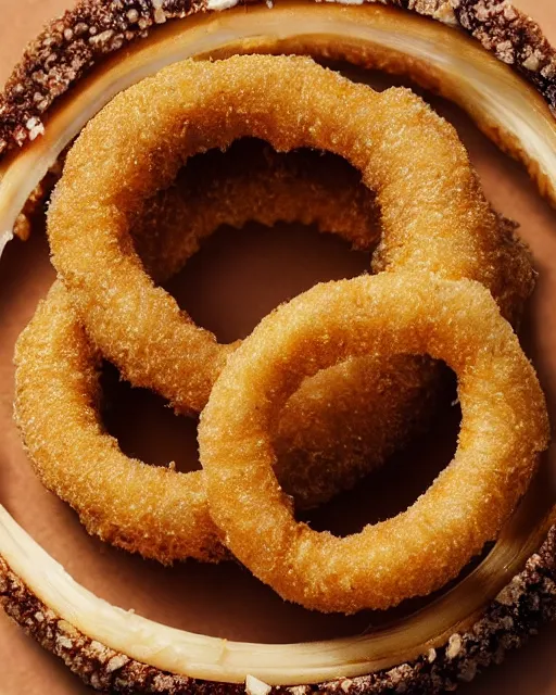 Prompt: An infinite onion ring