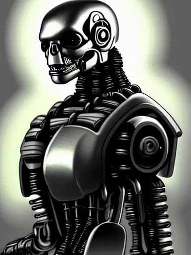 Image similar to anthropomorphic sloth cyborg, the terminator : : cyberpunk, terminator : : digital art, concept art, digital illustration, photorealism, fashion photography