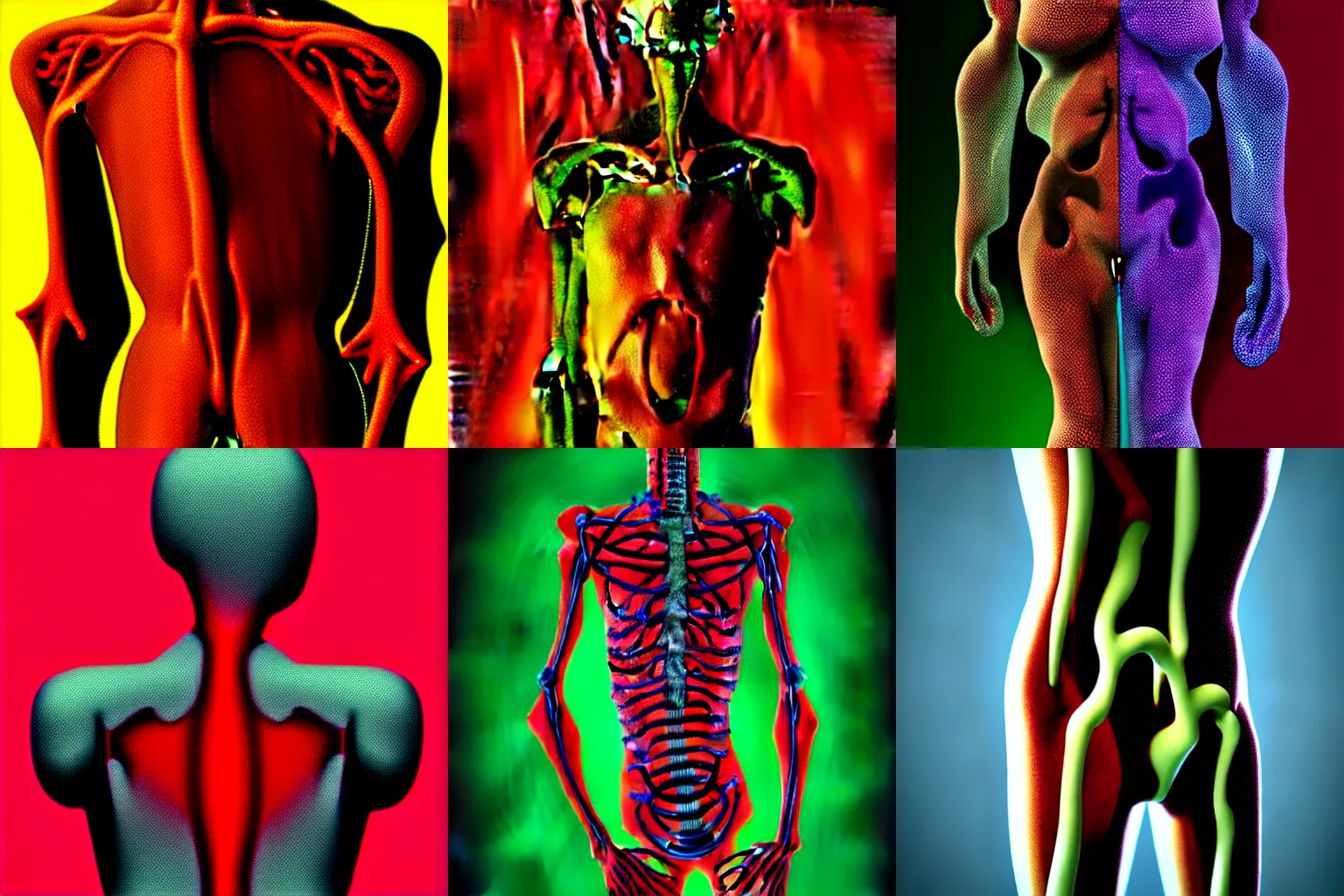 Image similar to deformed human body, trypophobic by David Cronenberg, detailed, high quality, cine colors